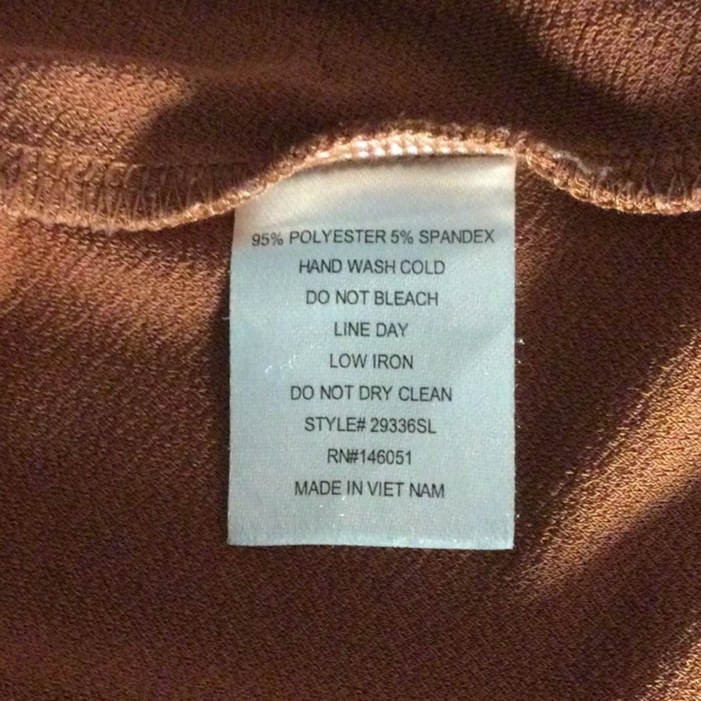 Monteau Rust Blouse - Picture 7 of 7